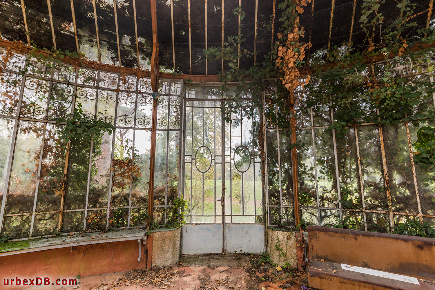 Greenhouse door